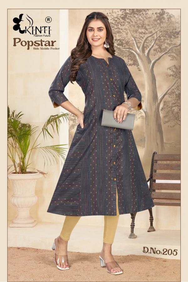 Kinti Popstar Vol 2 Designer Long Kurti Collection